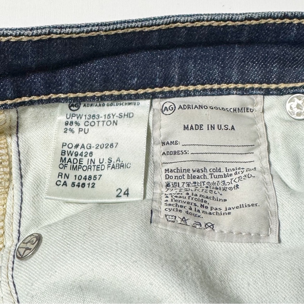 AG Adriano Goldschmied Stilt Crop Distressed Jeans - Picture 6 of 6